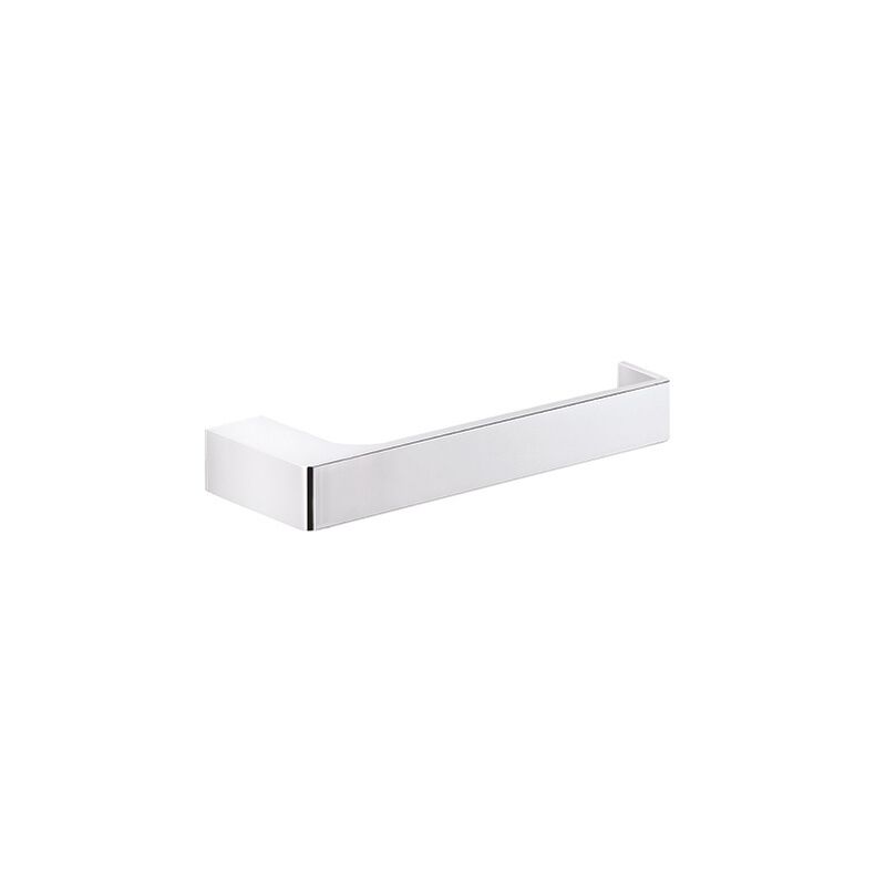 foto del prodotto gedy portarotolo pirenei a muro cm. 17 5x6 6 in ottone bianco finiture