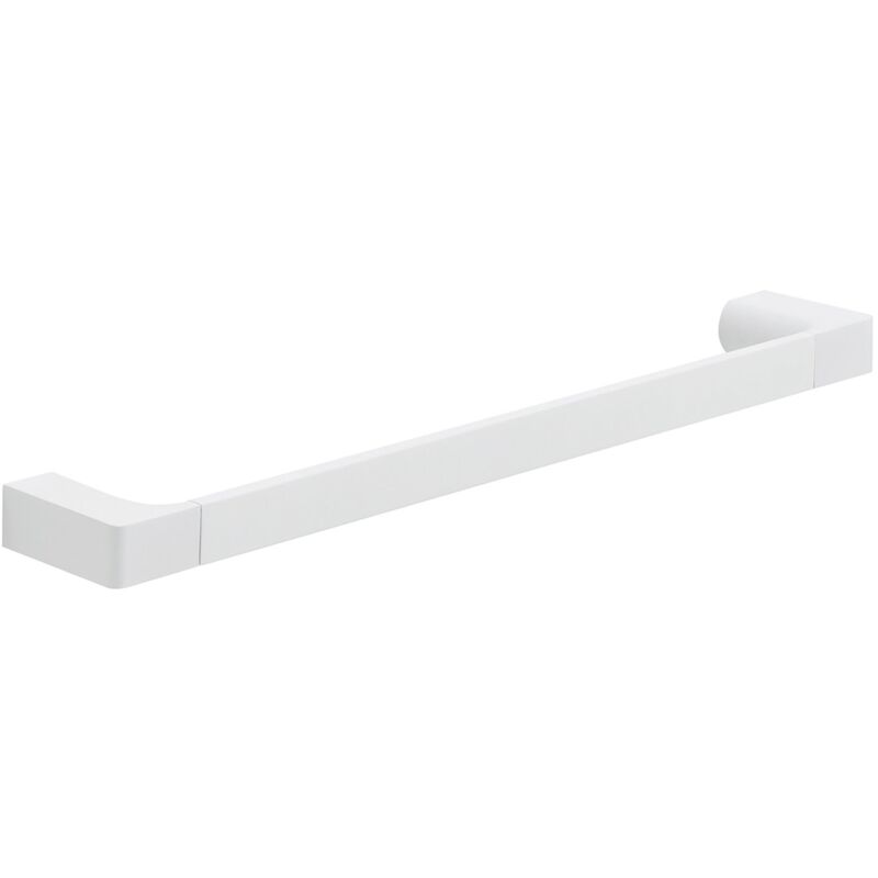 foto del prodotto gedy portasalviette 45 cm in ottone e cromall pi21 45 serie pirenei bianco opaco
