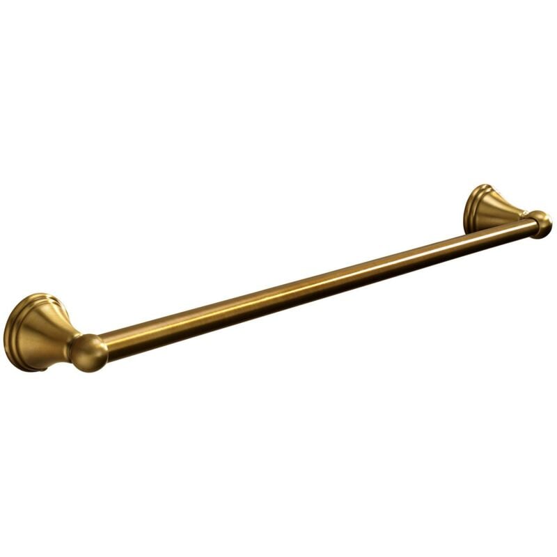 foto del prodotto gedy portasalviette 60 cm da muro in acciaio inox e cromall 7521 60 serie romance bronzo
