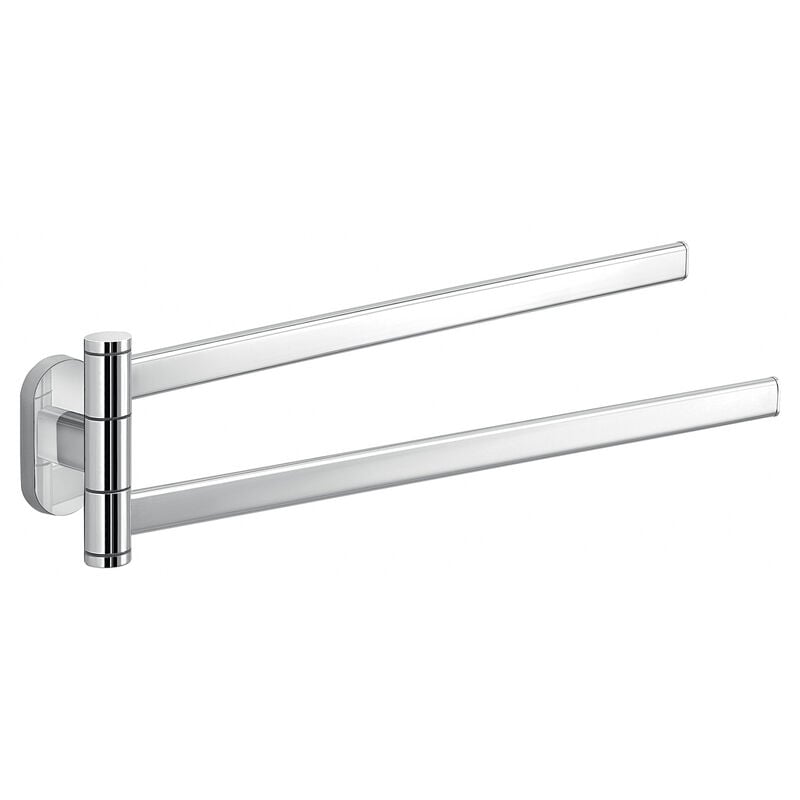 foto del prodotto gedy - portasalviette a snodo da muro in acciaio inox e cromall 5323 serie febo cromato