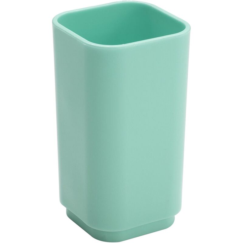 foto del prodotto gedy portaspazzolini d appoggio in plastica riciclata 6398 serie seventy acquamarina