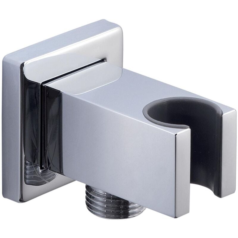 foto del prodotto gedy - presa acqua cromato con supporto attacco universale oxy clip plus 00 0000gyac1140060