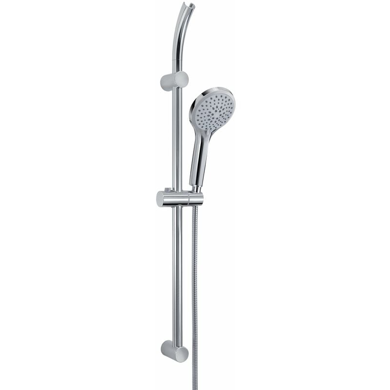 foto del prodotto gedy saliscendi doccia regolabile 75 90h cm con doccino 5 getti linea top