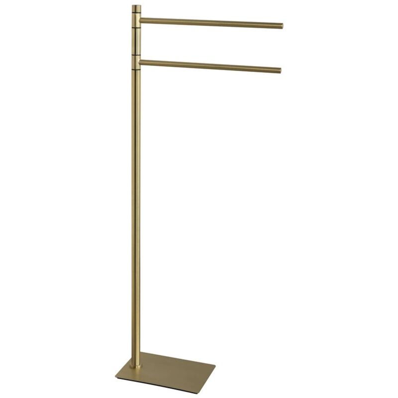 foto del prodotto gedy sapho trilly porta asciugamani da appoggio, oro tr3188