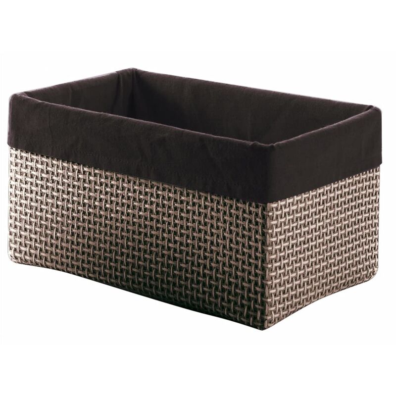 foto del prodotto gedy scatola lavanda misura piccola 21x15x12,5 cm moka
