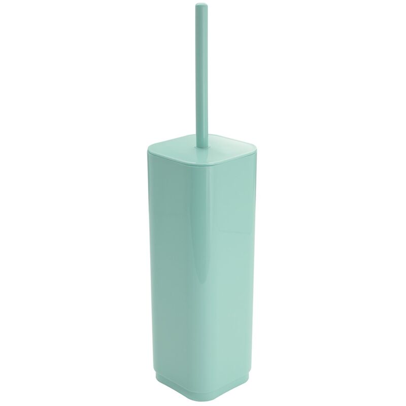 foto del prodotto gedy scopino wc con ciuffo in setole d appoggio in plastica riciclata 6334 serie seventy acquamarina