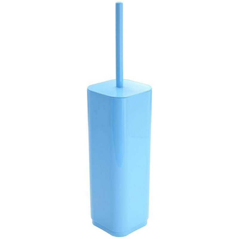 foto del prodotto gedy scopino wc con ciuffo in setole d appoggio in plastica riciclata 6334 serie seventy celeste