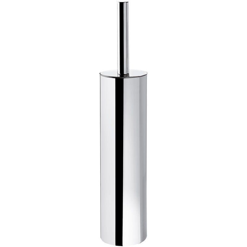 foto del prodotto gedy scopino wc d appoggio con ciuffo in setole in acciaio inox e cromall ed34 serie edera plus cromato