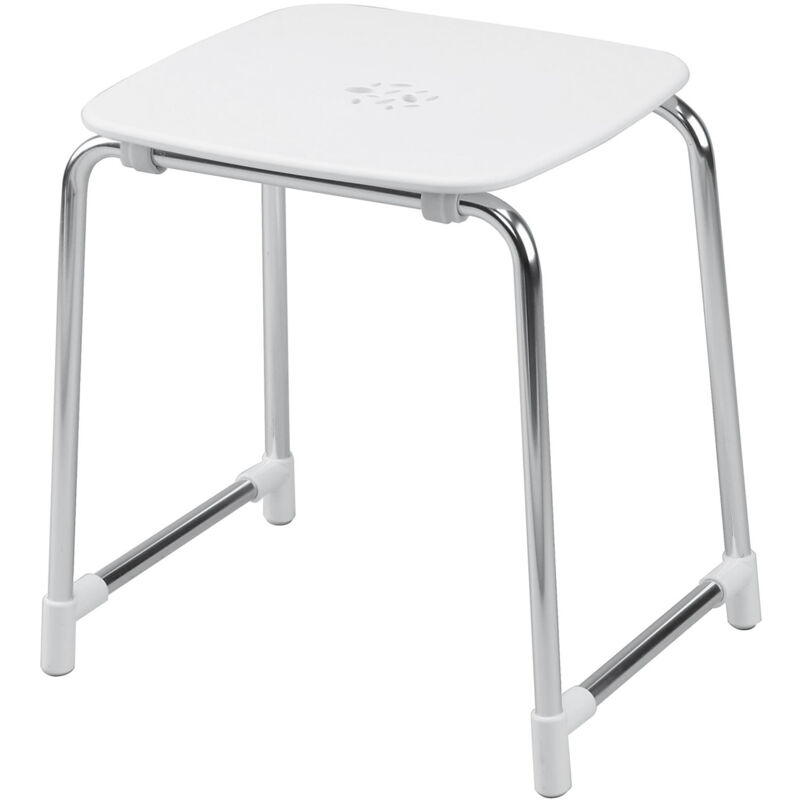 foto del prodotto gedy sgabello prima classe 6072 bianco cromato