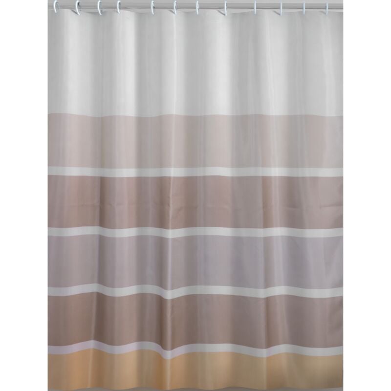 foto del prodotto gedy tenda doccia bagno in poliestere spiaggia beige marrone 240x200 cm