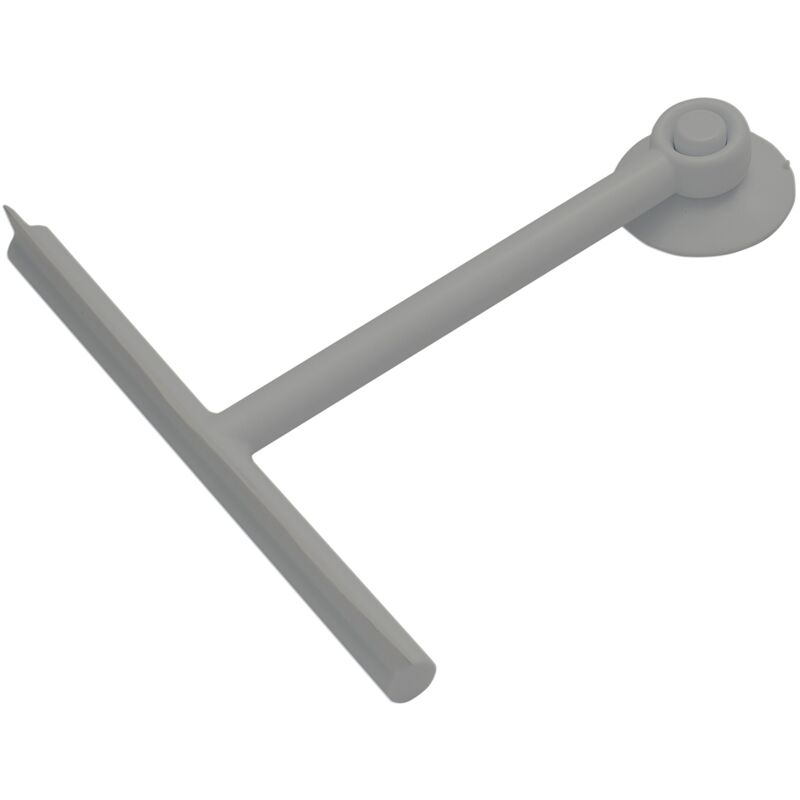 foto del prodotto gedy tergivetro a ventosa gummy 22cm tortora.
