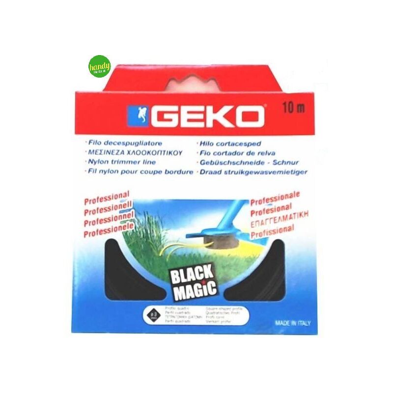 foto del prodotto geko filo decespugliatore nylon quadro 3mm 50mt