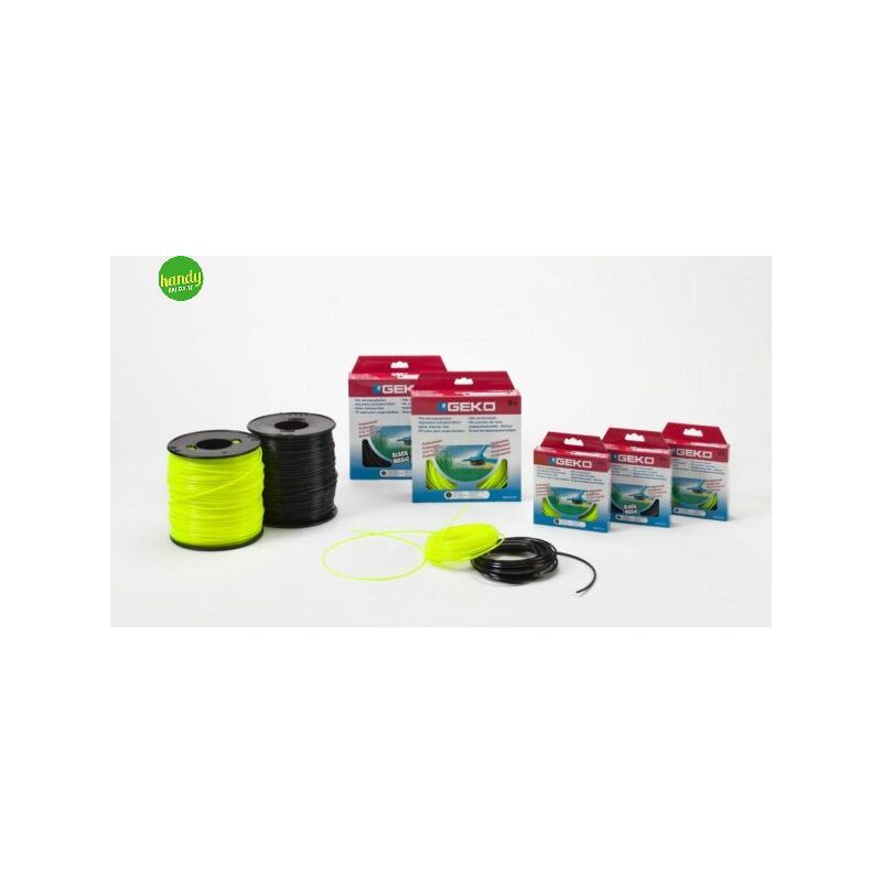 foto del prodotto geko - filo decespugliatore nylon quadro 4mm 10mt
