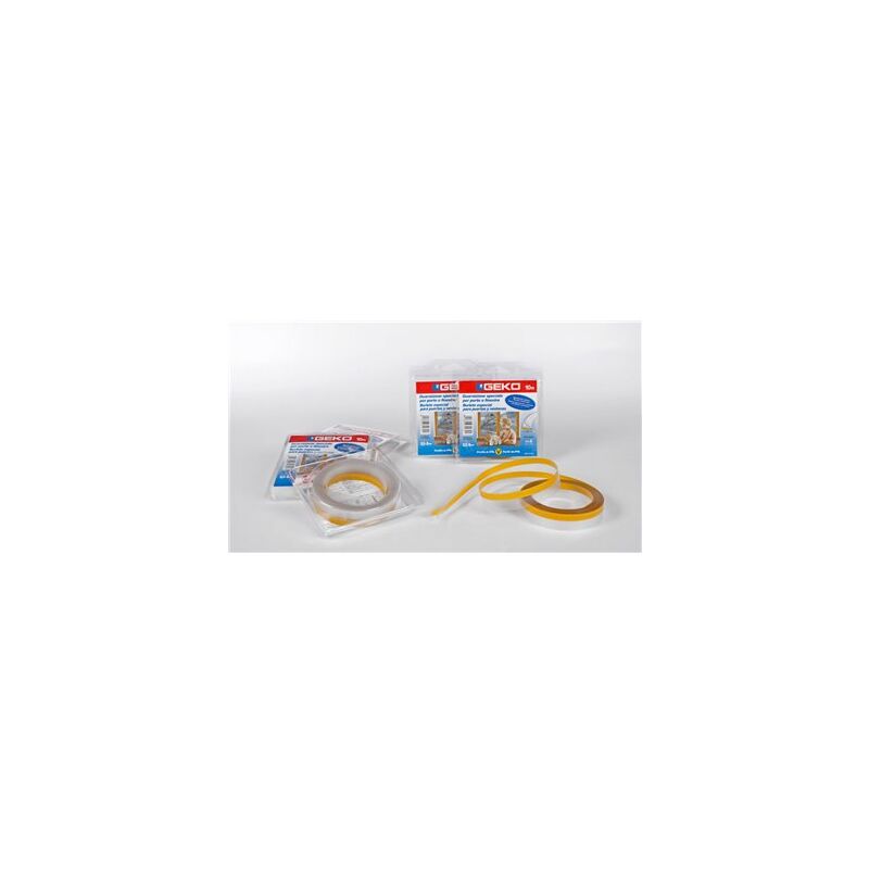 foto del prodotto geko guarnizione adesiva per finestra porta scorrevole tipo v 10mx22mm trasparente