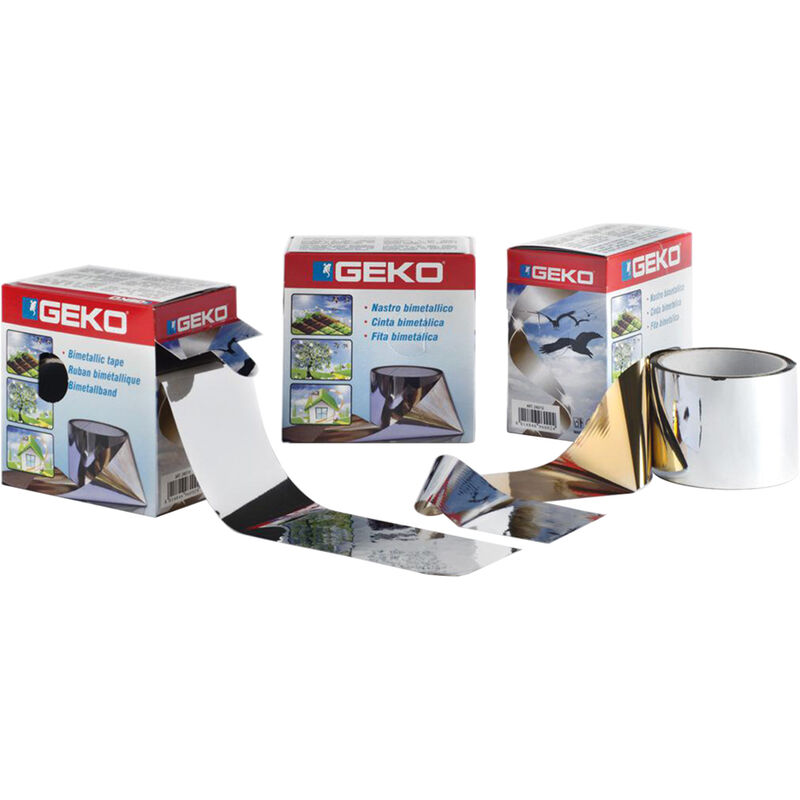 foto del prodotto geko - nastro dissuasore bimetallico 'bird' mm 70 x 100 mt