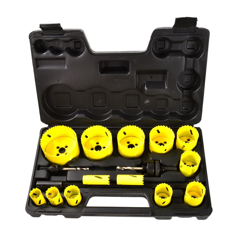 foto del prodotto geko set frese seghe a tazza serie 16pz metallo legno 19 76mm g39998