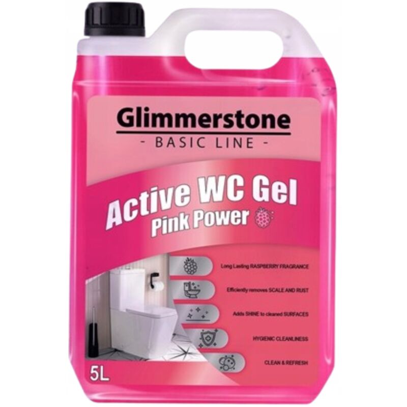foto del prodotto gel detergente per wc, liquido per sanitari, wc senza calcare, 5l den