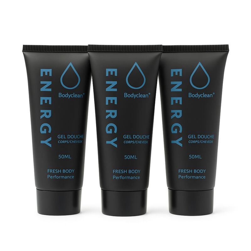 foto del prodotto gel douche 50ml corps et cheveux de sport nerg tique aux ar mes frais fresh body performance bodyclean