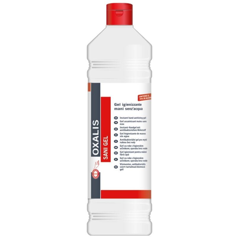 foto del prodotto gel igienizzante mani oxalis sani gel 1 litro