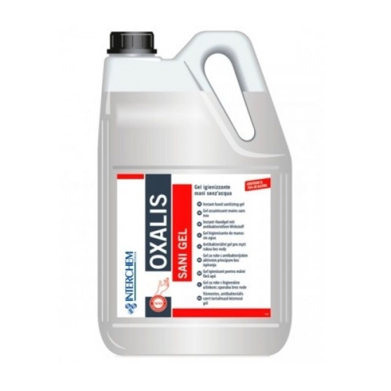 foto del prodotto gel igienizzante mani oxalis sani gel 5 litro