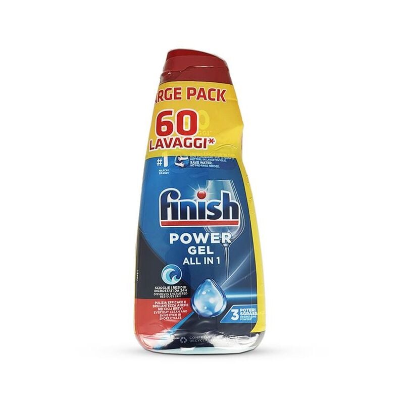 foto del prodotto gel lavastoviglie 600 ml x 2 power all 1 fresh okx finish