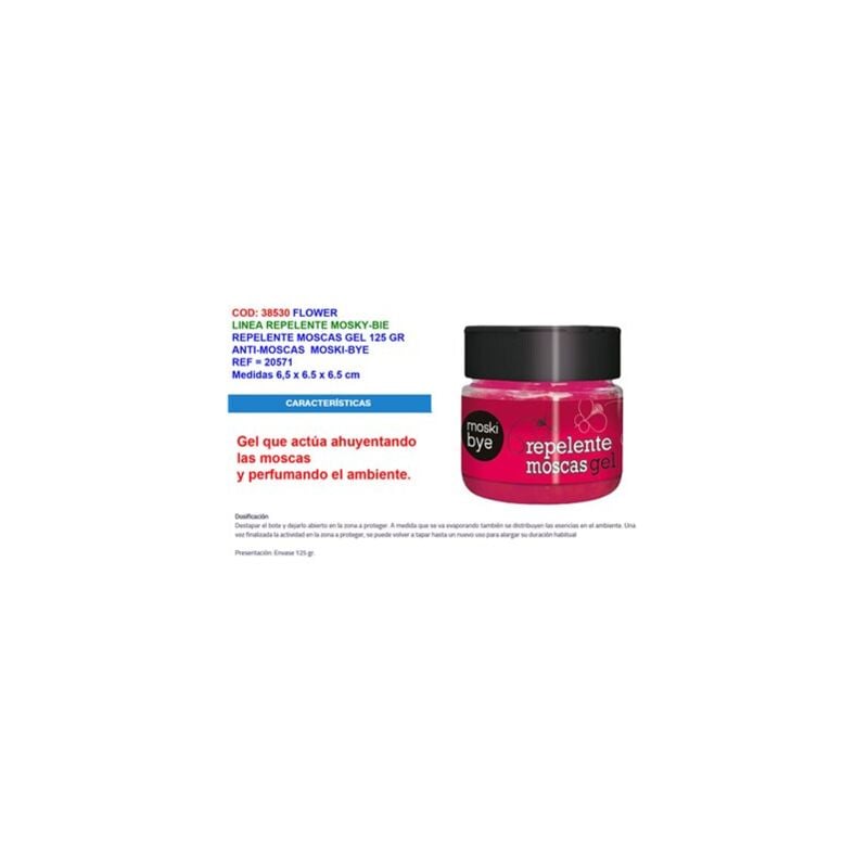 foto del prodotto gel repellente per mosche 125 g antimoscas moskibye 20571