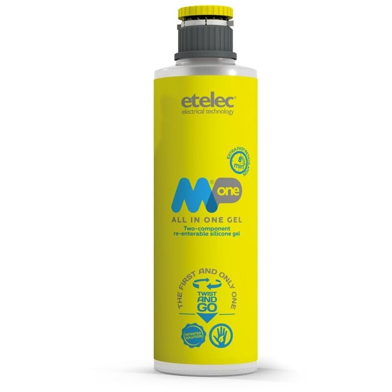 foto del prodotto gel siliconico bicomponente per isolamente elettrico e riempimento 900ml mp-one mp109 - etelec