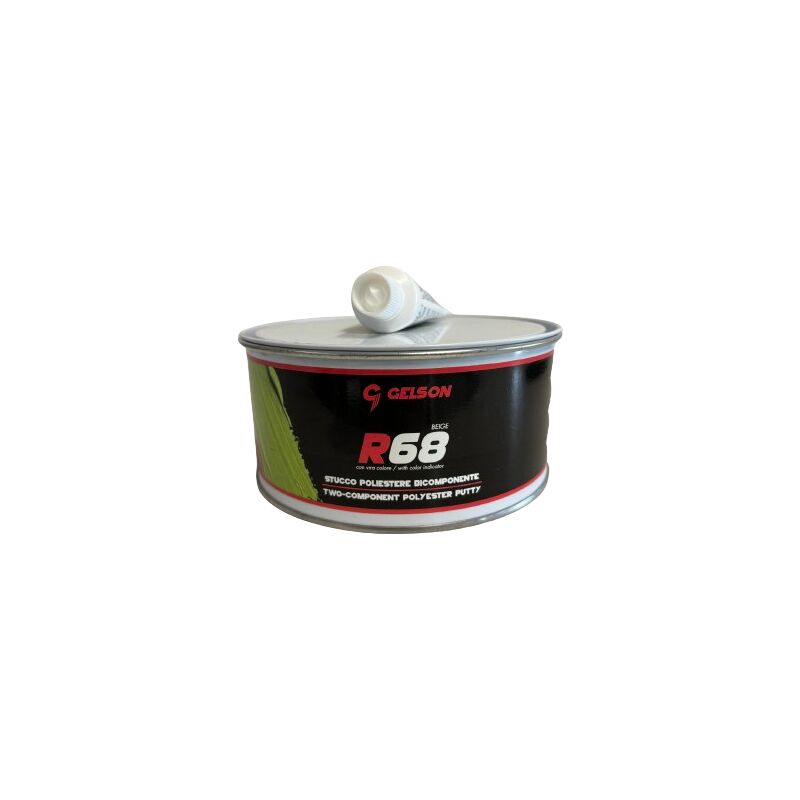 foto del prodotto gelson 10182 stucco poliestere r68 light beige 750 ml con induritore
