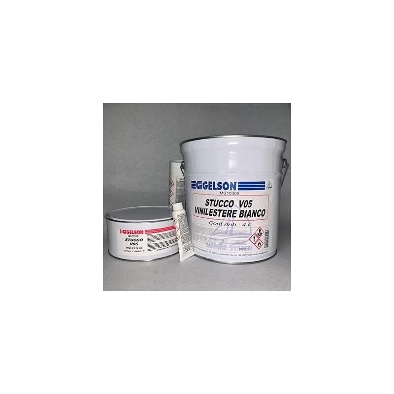 foto del prodotto gelson 10309 stucco vinilestere v05 con catalizzatore 4 lt
