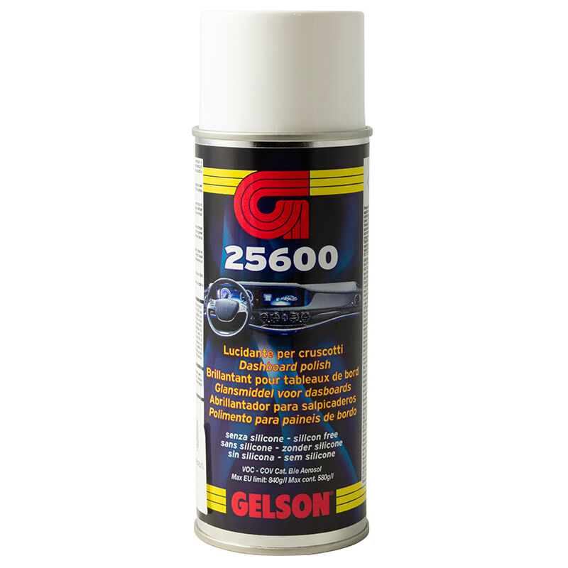foto del prodotto gelson 25600 spray lucida cruscotti 400 ml