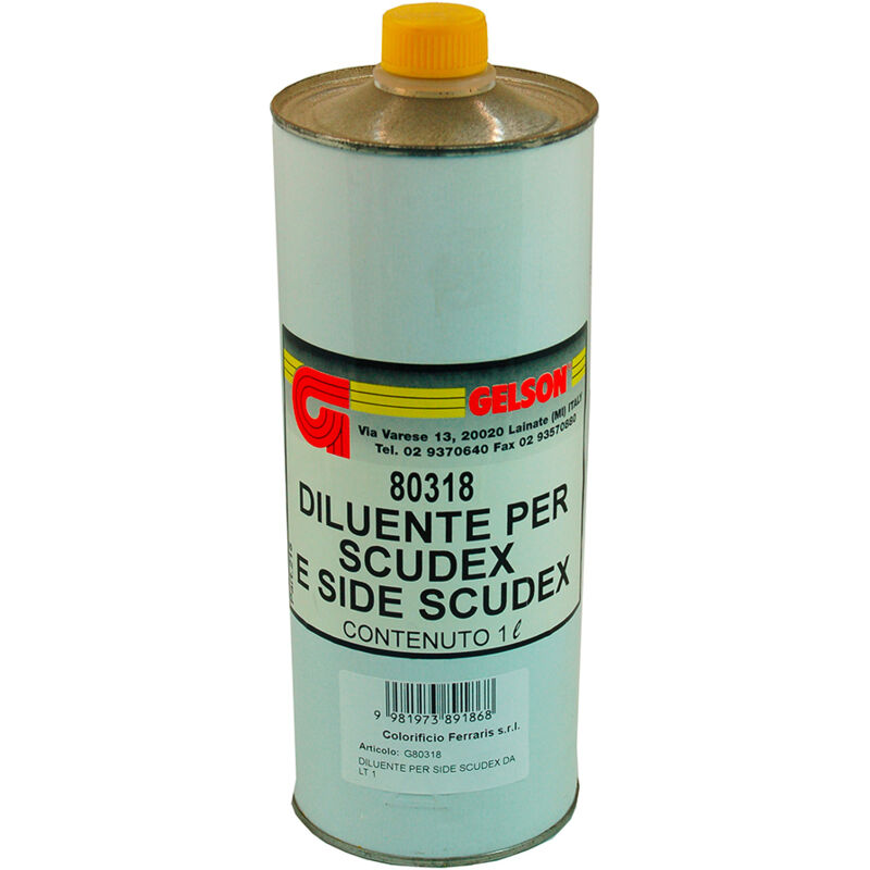 foto del prodotto gelson 80318 diluente per side scudex 1 litro