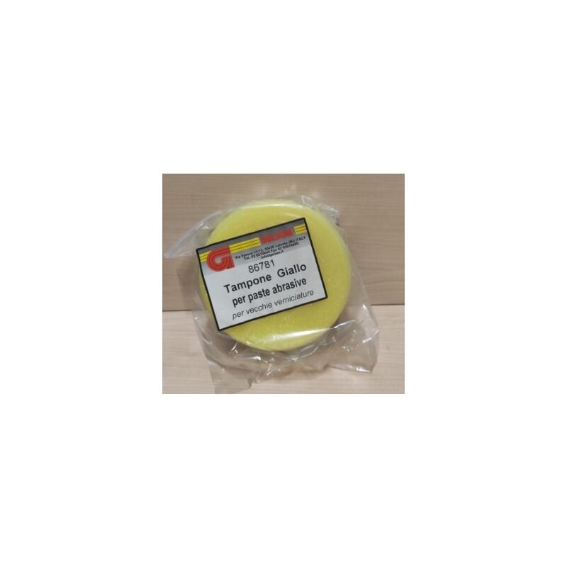 foto del prodotto gelson 86781 tampone giallo per pasta abrasiva 150x52