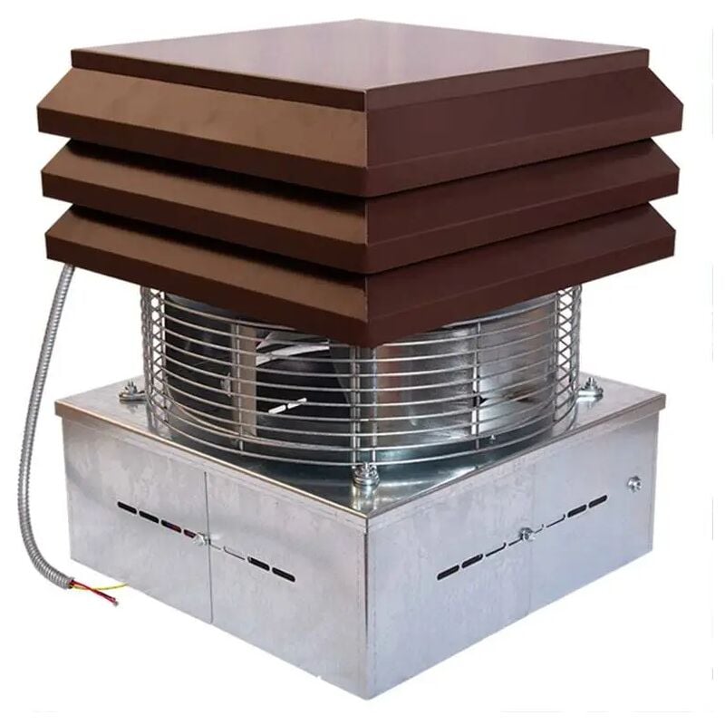 foto del prodotto gemi elettronica aspiratore per camino base tirafumo tiracamino aspirafumo elettrico torrino comignolo fumaiolo caminetti barbecue stufe