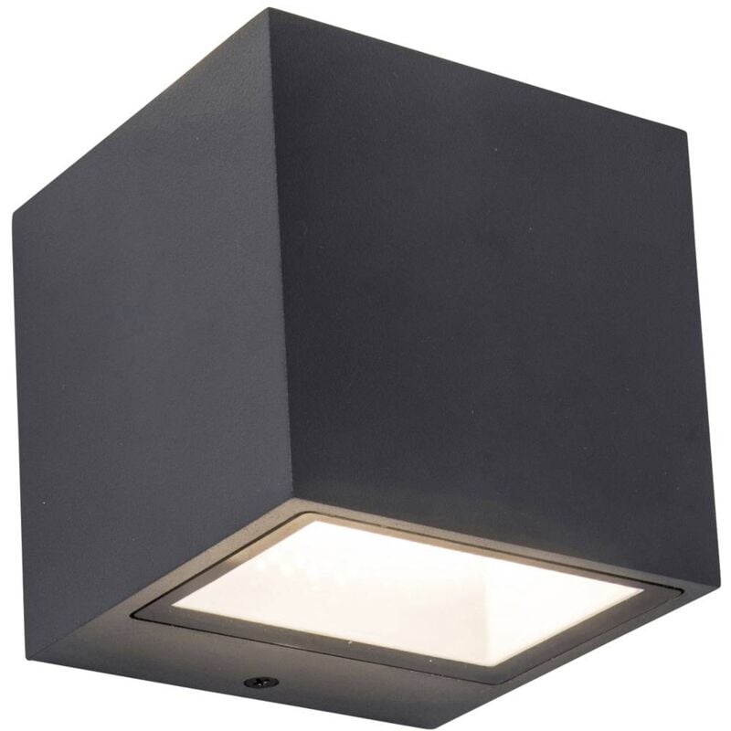 foto del prodotto gemini 5189114118 lampada da parete per esterni a led antracite lutec
