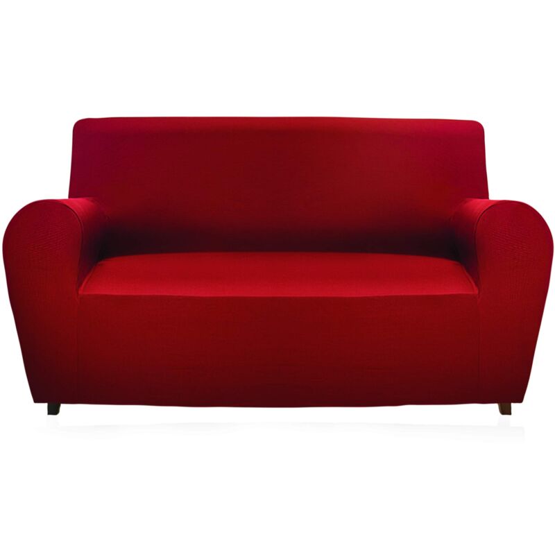 foto del prodotto gemitex copridivano magico made in italy, 3 posti, colore bordeaux, realizzato in tessuto tinta unita ed elasticizzato, nuova vestibilita , 96 