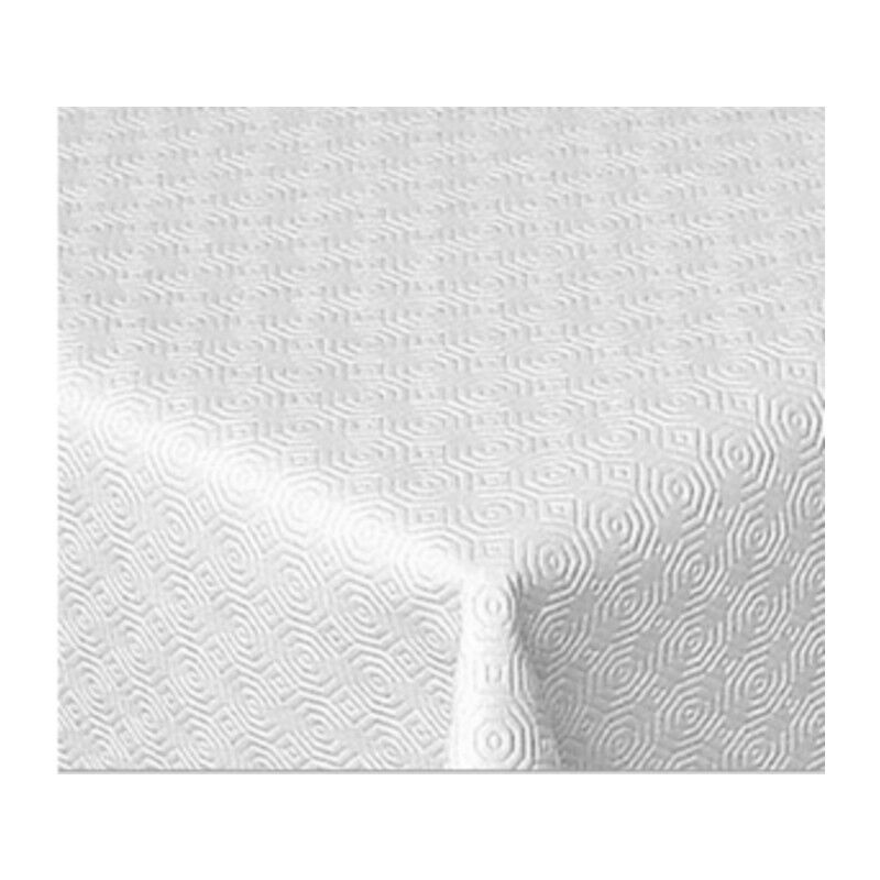 foto del prodotto gemitex mollettone per tavolo h. 138 cm. bianco bianco. prezzo al metro.