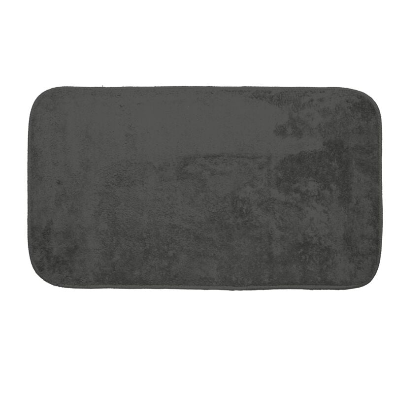foto del prodotto gemitex tappeto merlino, poliestere, antracite, 50x110