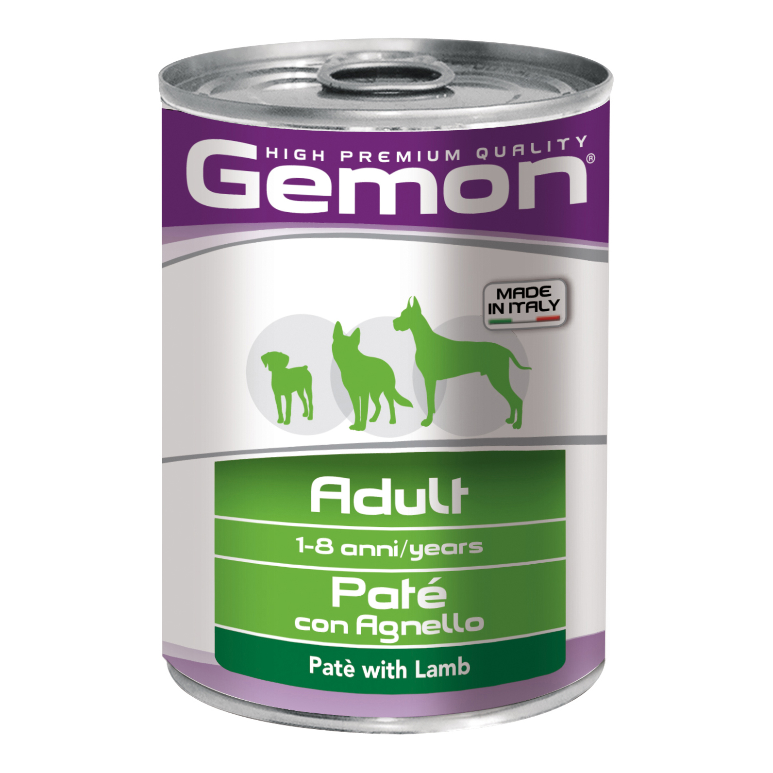 foto del prodotto gemon pate 039 adult agnello 400 g