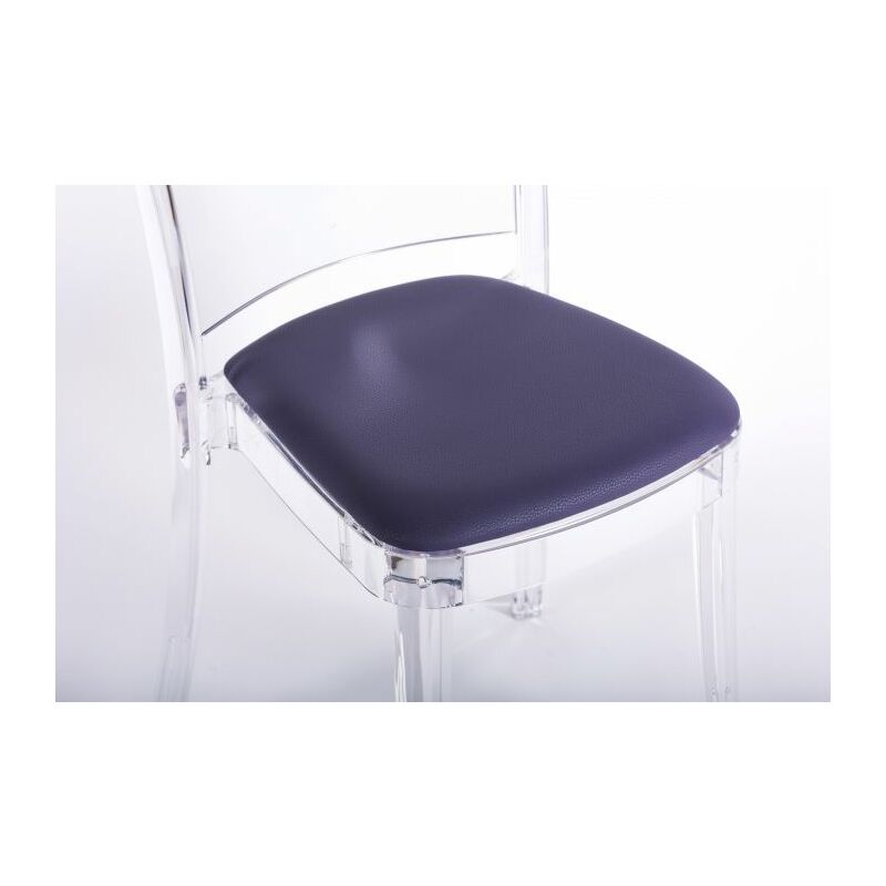 foto del prodotto general brand cuscino ecopelle nabuk per sedia lucienne colore cuscino violetto