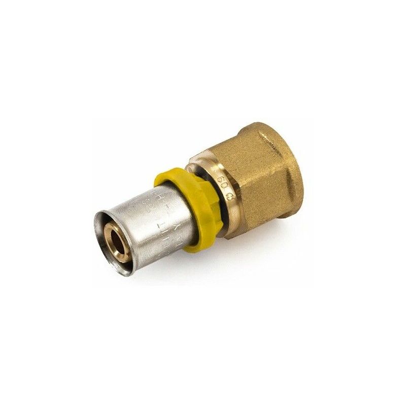 foto del prodotto general fittings niples raccordo tubo multistrato a pressare x acqua gas trident gf 20x1 2 femmin