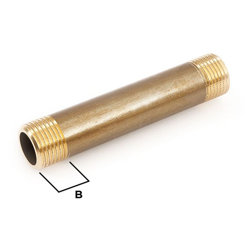 foto del prodotto general fittings prolunga barilotto mm 1 x100 tipo b12,5 ottone 260043h10b000h
