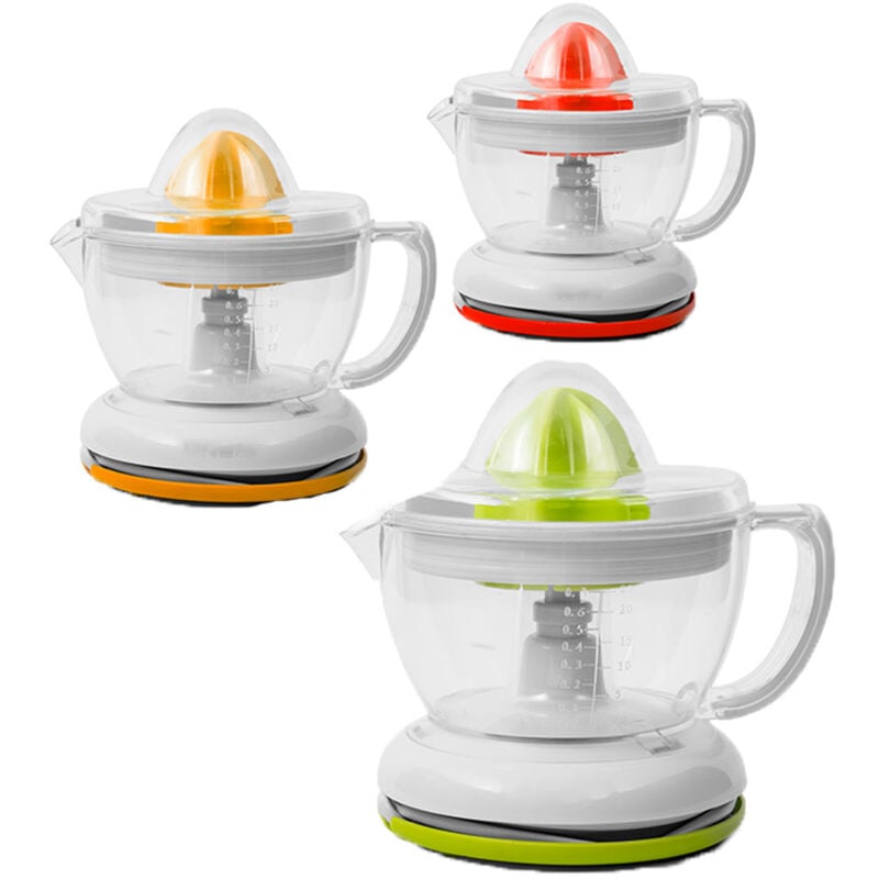 foto del prodotto general trade spremiagrumi 2 coni elettrico 40watt ml 700 con caraffa removibile a servire avvolgicavo piccolo pratico e comodo