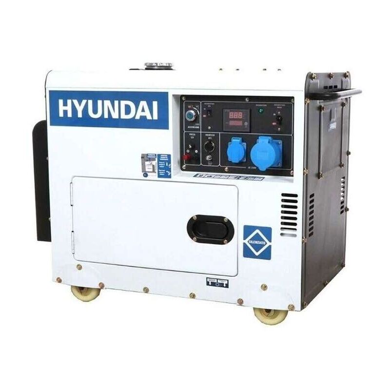 foto del prodotto generatore 6kw 456cc diesel con avr silenziato 65247 hyundai