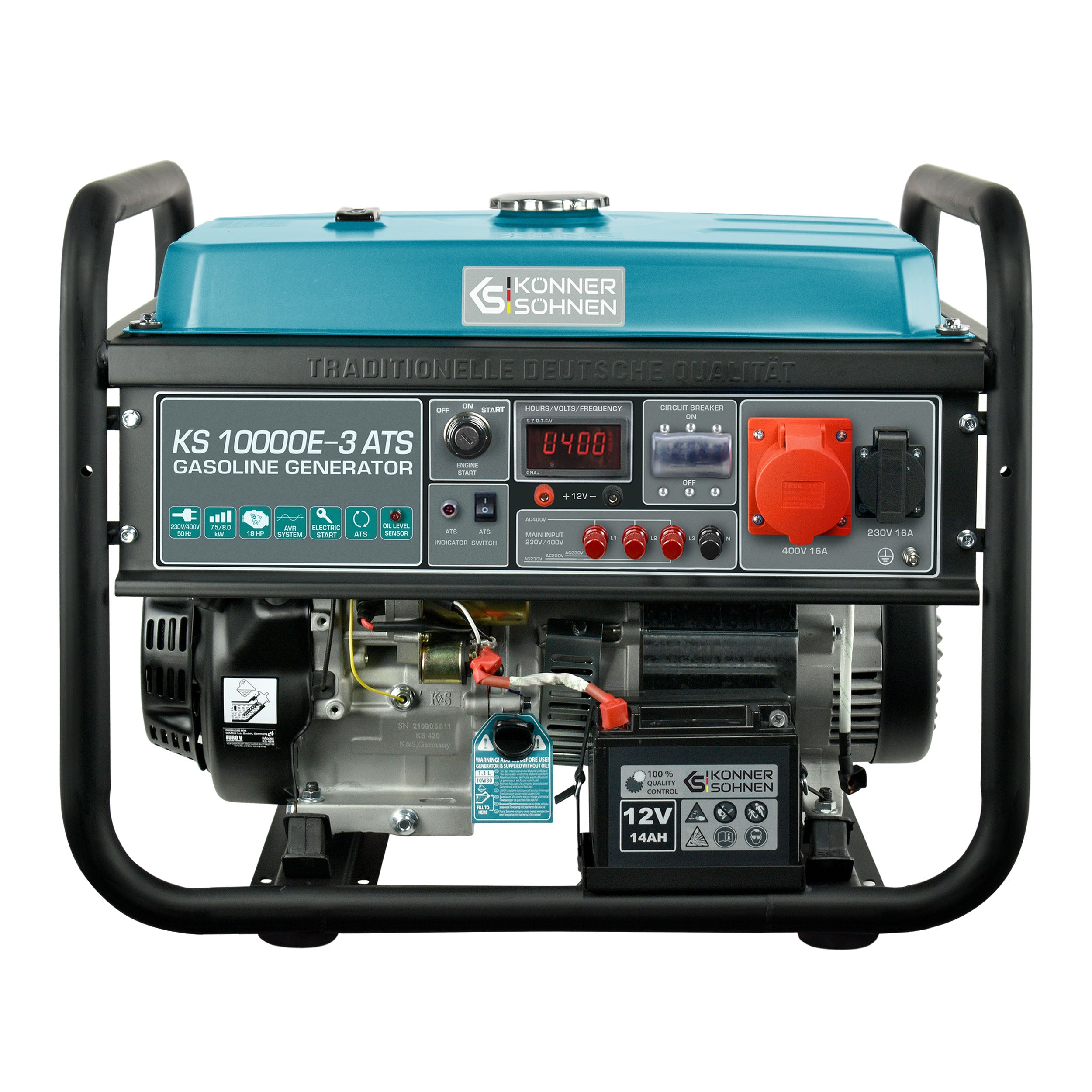 foto del prodotto generatore a benzina quot k nner amp s hnen quot ks 10000e 3 ats