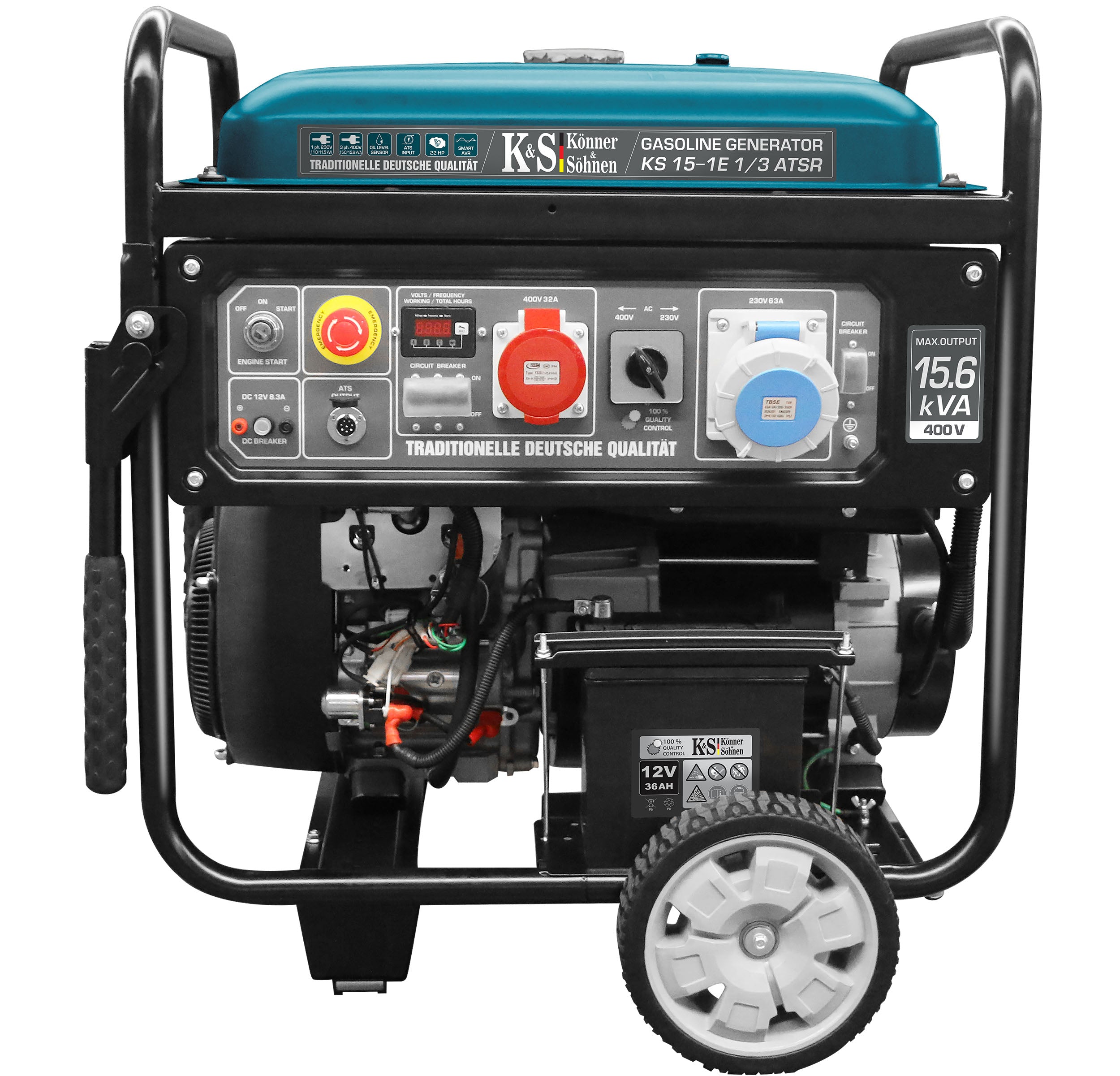 foto del prodotto generatore a benzina quot k nner amp s hnen quot ks 15 1e 1 3 atsr
