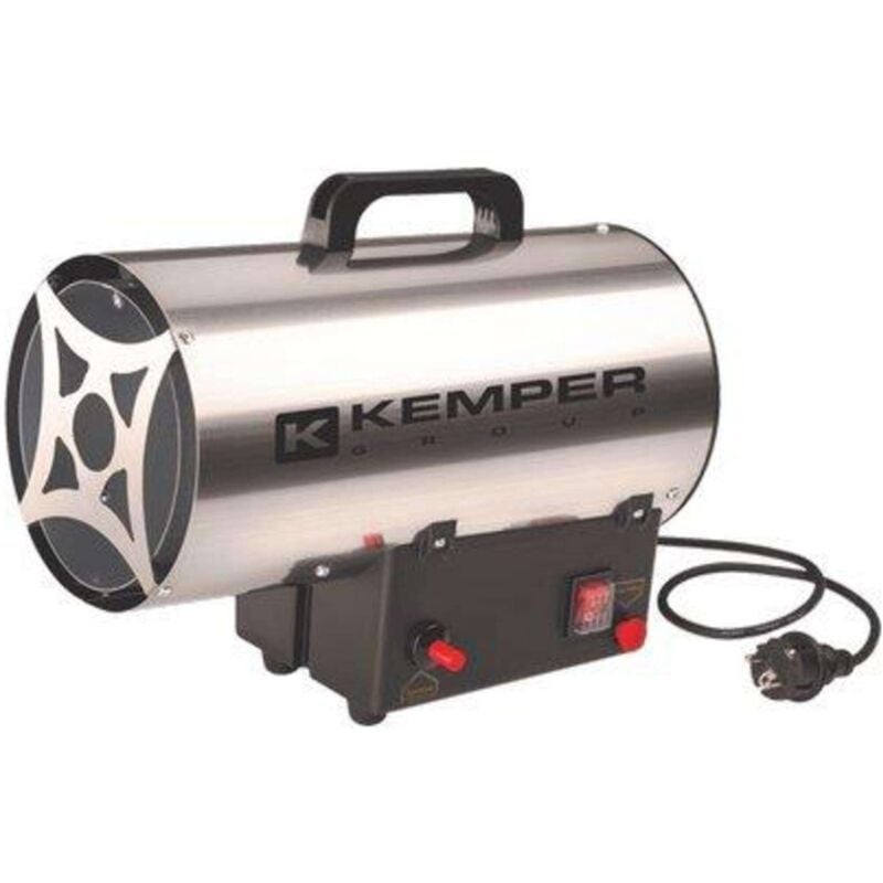 foto del prodotto generatore aria calda gpl 65311n kemper inox kw 10 mc h 420 cm 37x18 h.cm 28