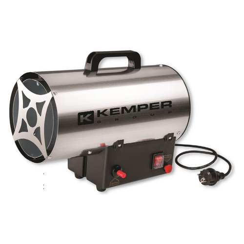 foto del prodotto generatore aria calda kemper 65311inoxn inox e nero
