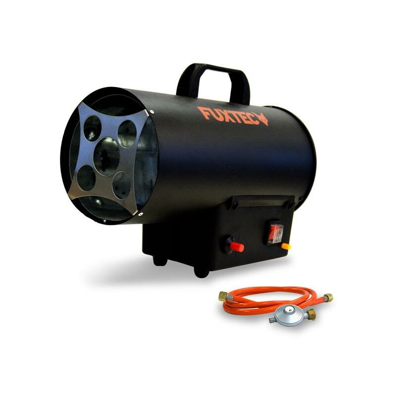 foto del prodotto generatore aria calda stufa a gas riscaldatore 10kw potenza termica fuxtec gh10
