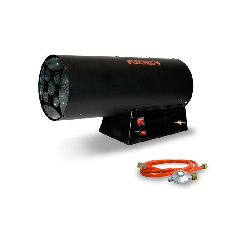 foto del prodotto generatore d aria calda diretto riscaldatore a gas cannone per esterni fuxtec gh33