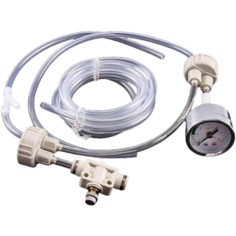foto del prodotto generatore di co2 per acquari, kit professionale fai da te con regolatore di co2, valvola di regolazione, sistema di co2 per acquari con manometro